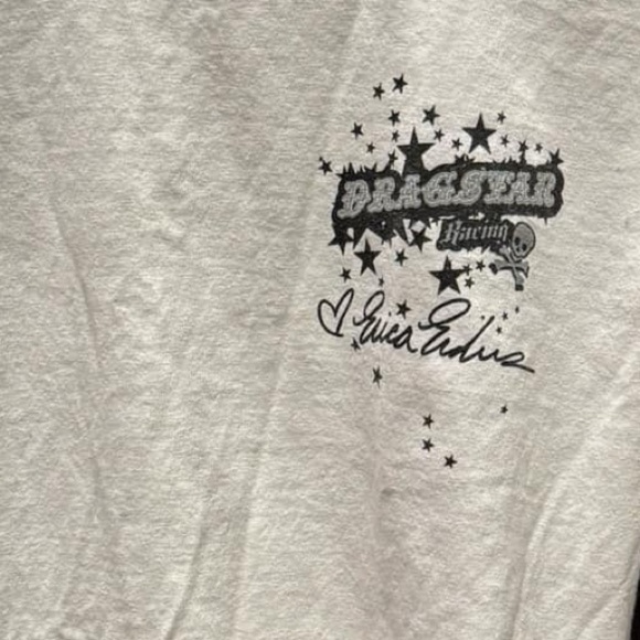 White and Pink Graphic T-Shirt SMALL - Picture 5 of 5